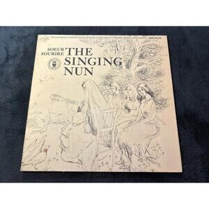 Soeur Sourire The Singing Nun 1963 Vinyl LP Illustrated Storybook & Sketches